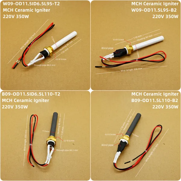 220V300W MCH Ceramic Igniter Ceramic Ignition Stick photo-5