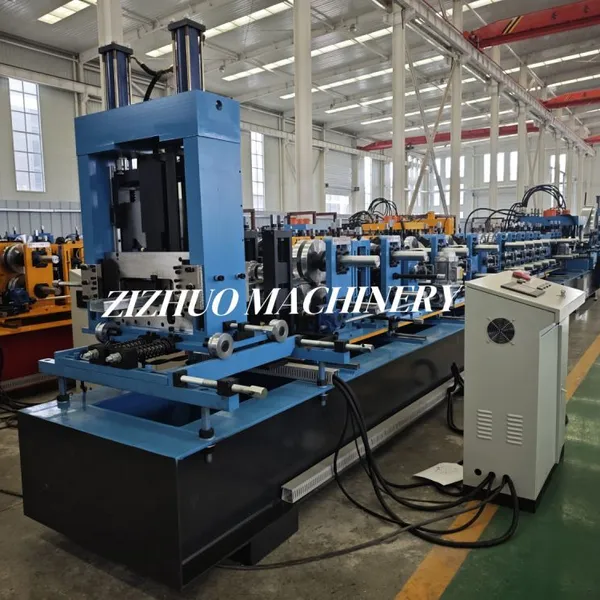 Metal C Z Interchangeable Factory Purlin C Channel Building Material Cold Roll Forming Machine