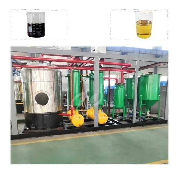 Refinery Plant Distillation Machine Pyrolysis Oil and Crude Oil and Black Heavy Fuel To Diesel photo-3