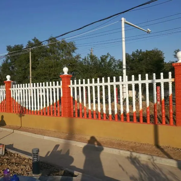 Cement Wall, River and Road Fence, Imitation Wood Railing, Concrete Roman Column for Courtyard, Cement Fence photo-2