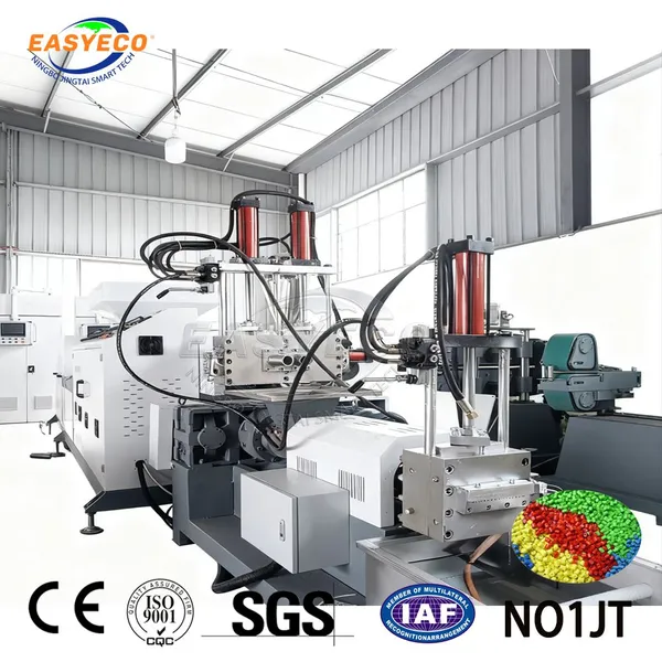 Scrap Plastic PP PE Flakes Plastic Pelletizer Machine