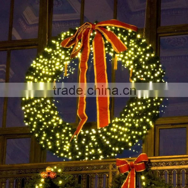 Giant Led Christmas Lighting Wreath photo-4