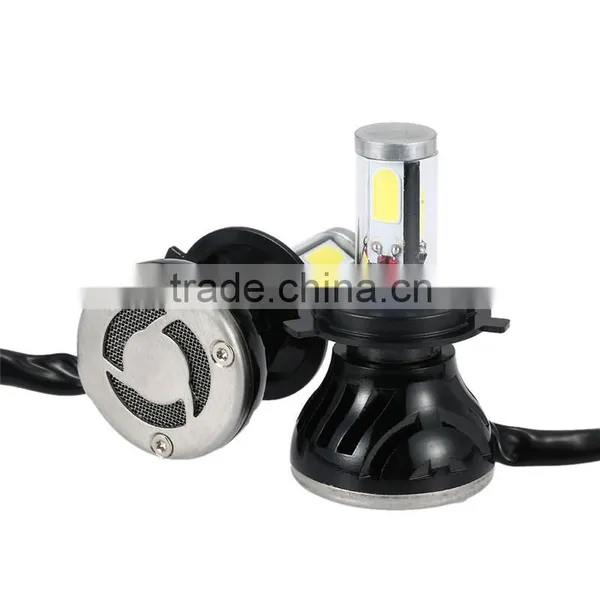 NEW Design Good Heat Disspation H4 LED Led Headlight Car Upgrade Conversion Bulb photo-5