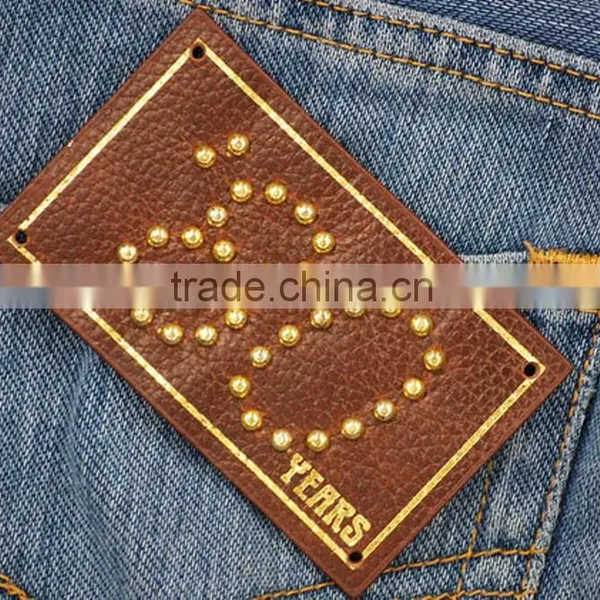 Cheaper Supreme Quality Fashion Leather Patches for Jean photo-5