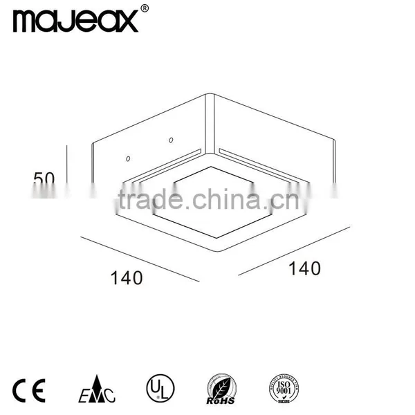 Modern European Trimless Indoor Led Gypsum Square Ceiling Flat photo-3