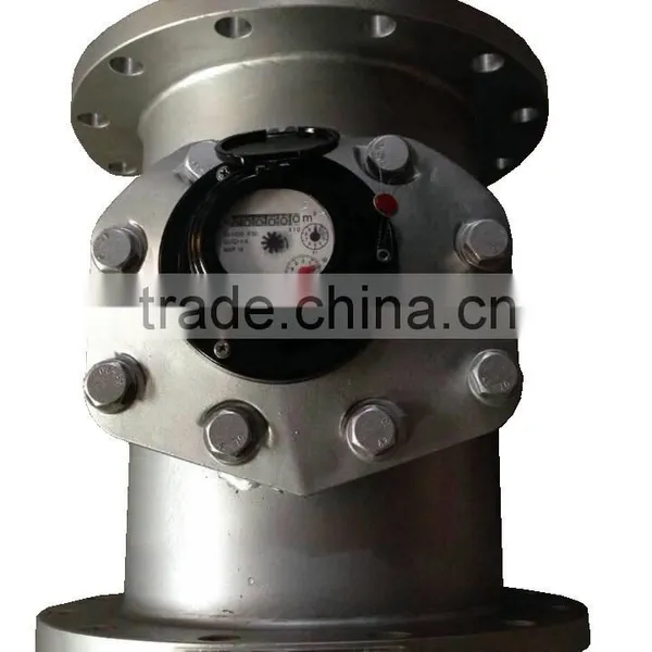 304 Stainless Steel Water Flow Meter Dry Dial Turbin WM LXLGC-100E/C photo-4