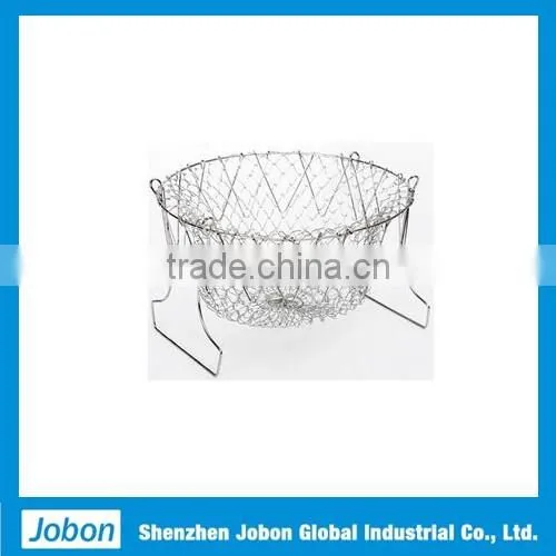 01-F029 12 in 1 Kitchen Tool Stainless Steel Chef Basket photo-3