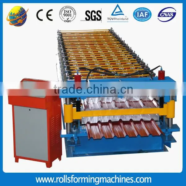840+850 Double Deck Double Layer Roll Forming Machine photo-3
