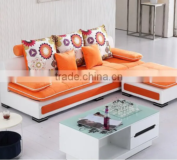 Orange Sectional Sofa Set 3 2 New Designs 2015