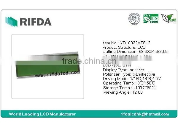 STN Square Lcd Display 20x2 Dot Matrix Lcd Glass photo-2