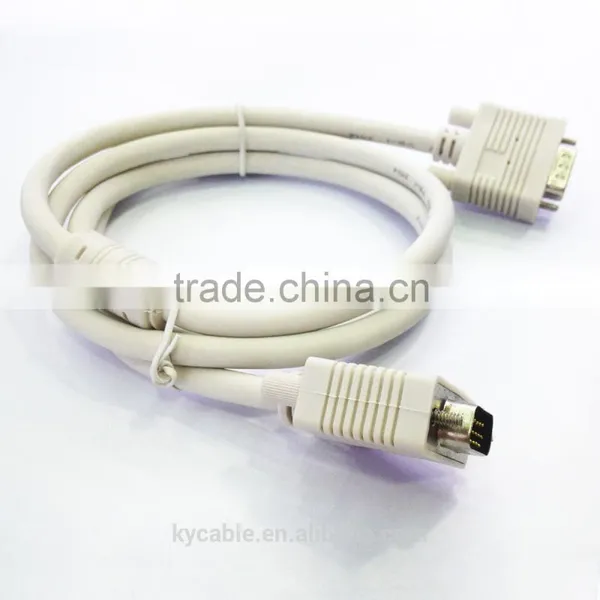 High Definition Male to Male Vga to Vga Cable 3+4 for Monitor/computer/projrctor photo-4