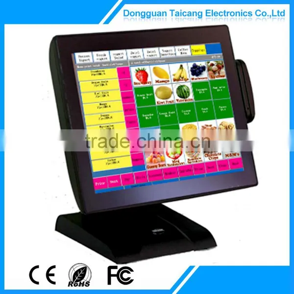 ATOM D2550 N2800 J1900 1037U CPU 15" Pos Touch Screen Monitor For Pos Machine photo-5