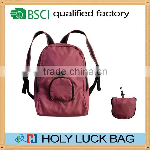 New Fashion Foldable Backpack Customized Double Shoulder Bags HL-PB169 photo-4