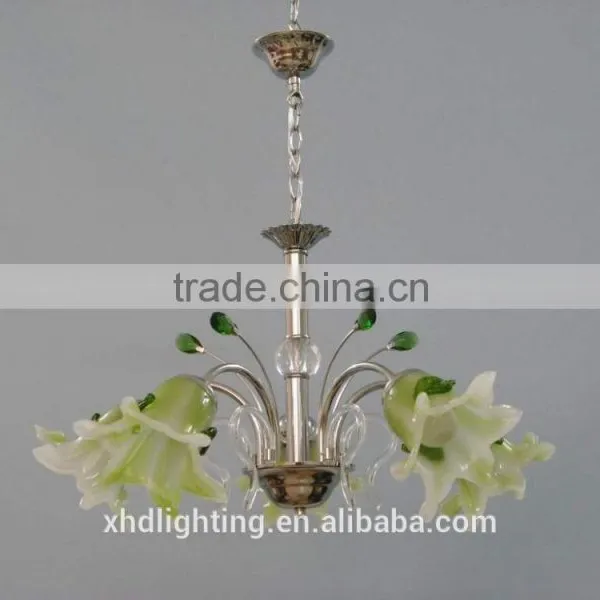 Green Retro Vintage Home Decor Flower Chandelier With China Export Factory photo-5