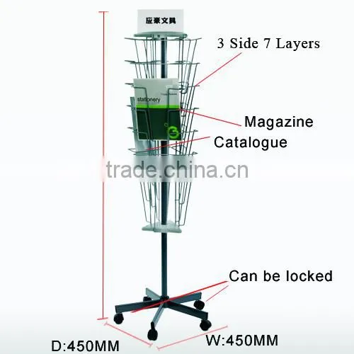 High Quality Rotating Brochure Rack Holder photo-2