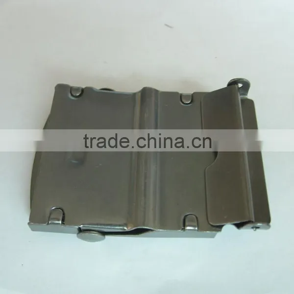 Custom Metal Adjustable Prong Type Men Clip Belt Buckle for Wholesale From China Factory photo-4