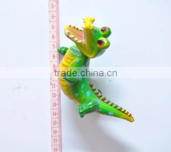 4 Inch Cartoon Crocodile 3D Animal Stickers For Kids, Fridge Magnet photo-2
