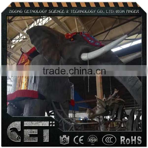 Exhibition Elephant Walking Mechanical Elephant Animatronic Elephant photo-2