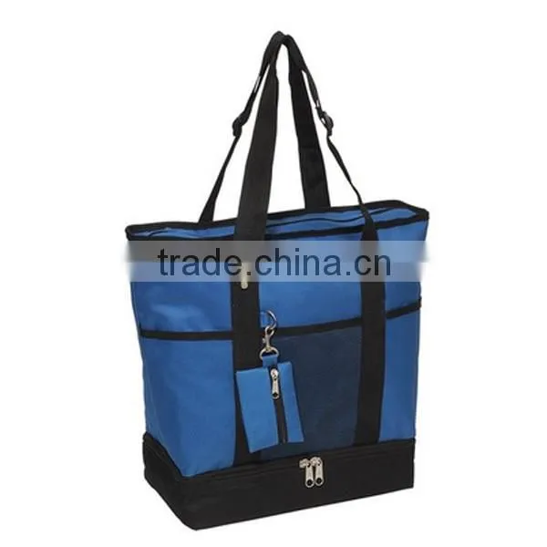 Multi Color Oversized Zipper Closure Big Cheap Reusable Shopping Bag photo-2