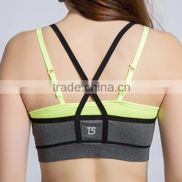 Wholesale Women Seamless Yoga Sports Bra photo-2