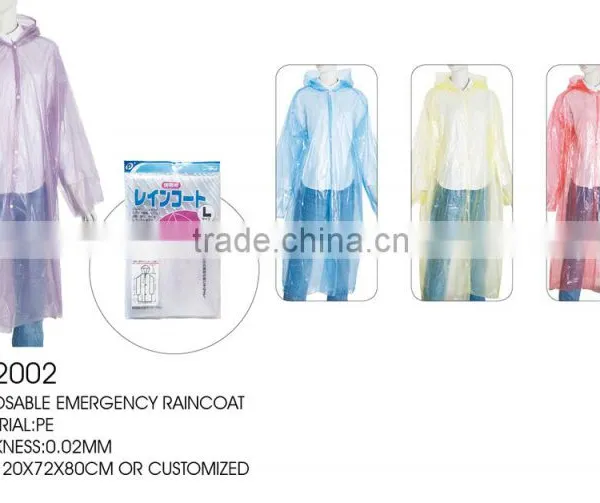Cheap Clear Plastic Raincoat photo-2