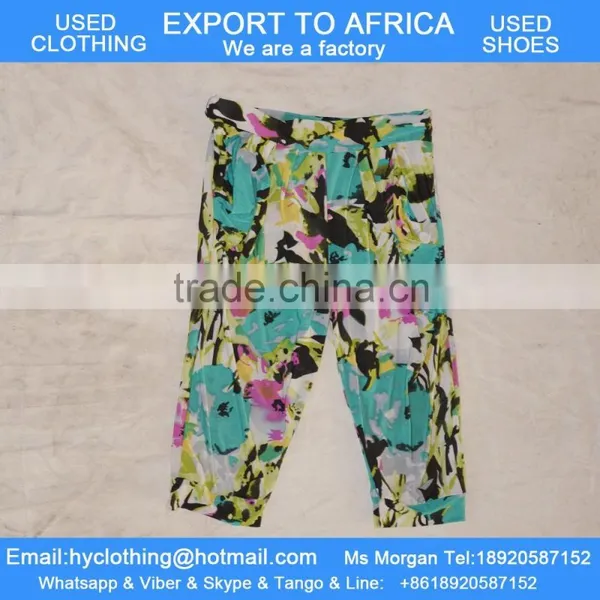 All Seasons Used Clothing From China for Second Hand Clothes Buyers of Lady Cotton Pants photo-3