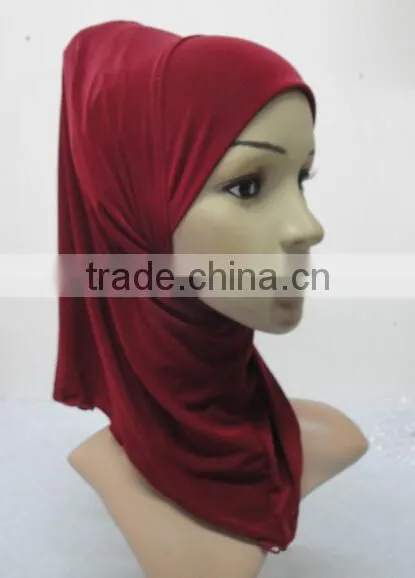 H311 Plain Small Girl Hijab,muslim Scarf, Can Order All White photo-2