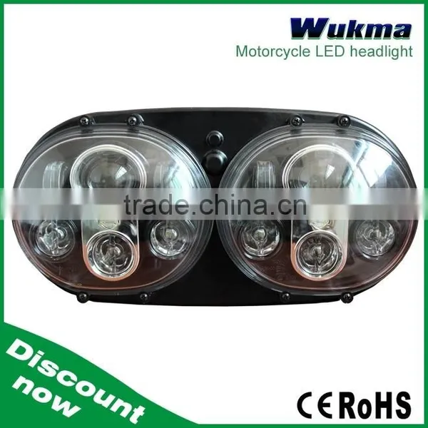 Newest Motorcycle Projector Daymaker LED Headlight Harley Road Glide photo-3