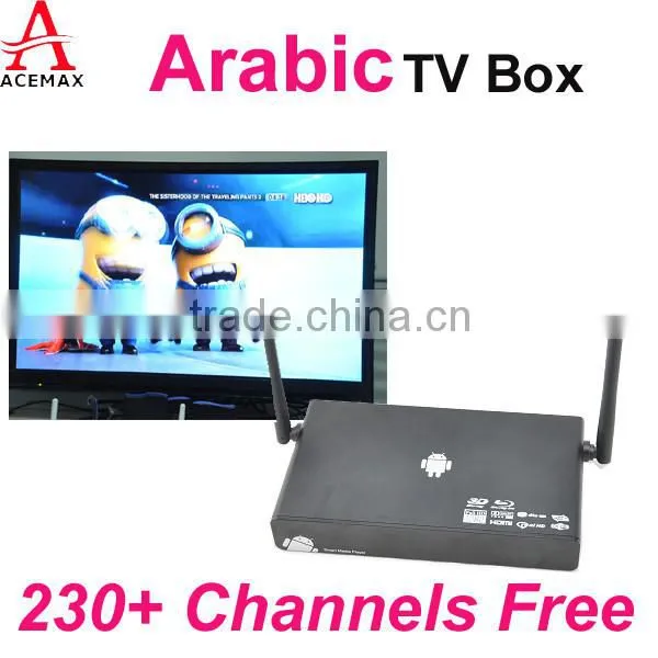 Android 4.2 Iptv Box With Iptv Arabic Channels Free Watching
