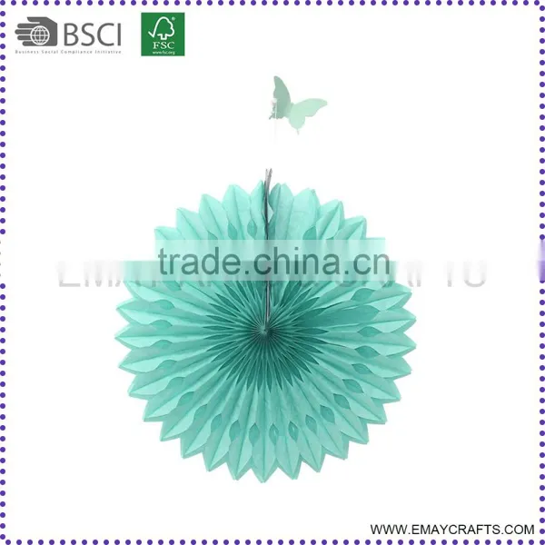 Tissue Paper Hand Paper Fan for Birthday Party Decoration Quality Choice