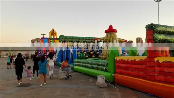 60m Long Giant Inflatable Obstacle Course for Adults, Outdoor Inflatable Obstacle photo-5