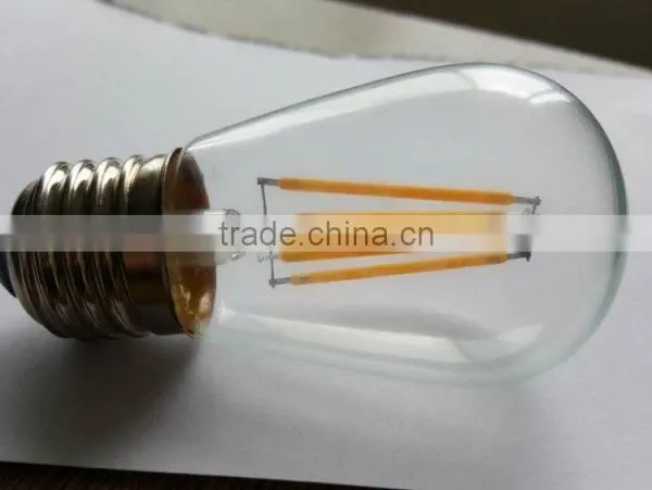 Wholesale 120V E26 S14 Led Filament Bulb Mini Globe 4W photo-2