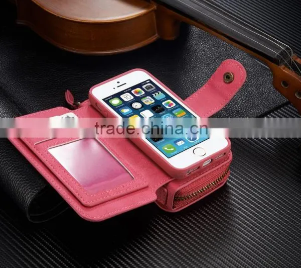 New Arrival Whosale Zipper Hand Bag Case for Iphone 5SE photo-6