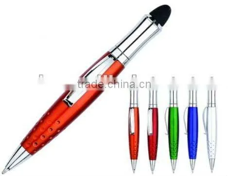 2012 Design Touch Screen Pen With Metal Clip