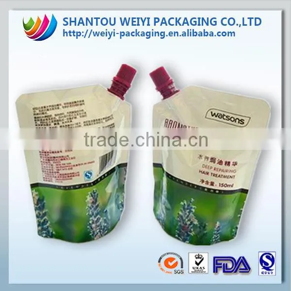 Portable Folding Drink Water Plastic Bag/Water Proof Spout Food Bag/Foldable Drinking Water Spout Pouch photo-6