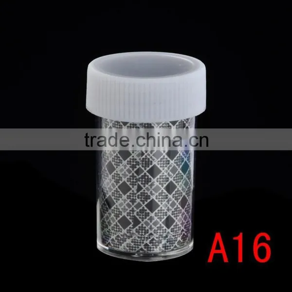 Fashional Lady Tips Wrap Nail Art Adhesive Transfer Foil Sticker Paper