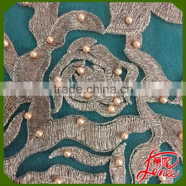 Hot Sale Handmade Embroidery With Soft Golden Thread Material photo-3