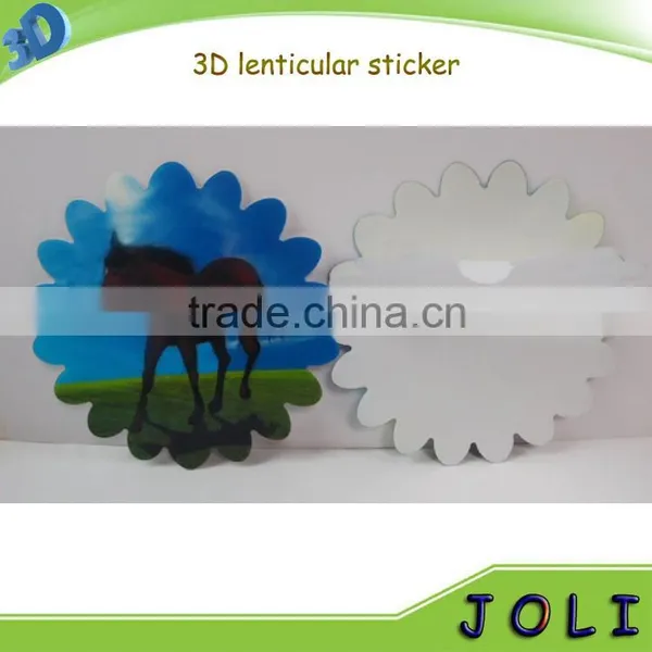 Eco-friendly Waterproof Self-adhesive Decorative 3d Lenticular Sticker photo-5