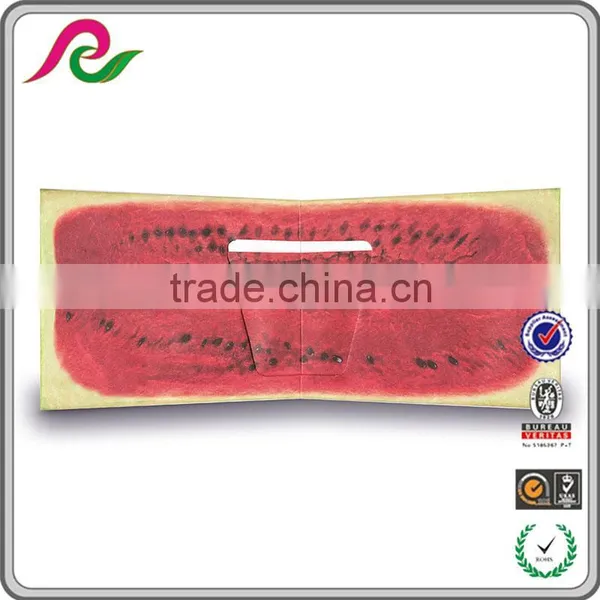 2016 Latest Design Fortable Anti Tear Tyvek Watermelon Paper Money Wallet photo-3