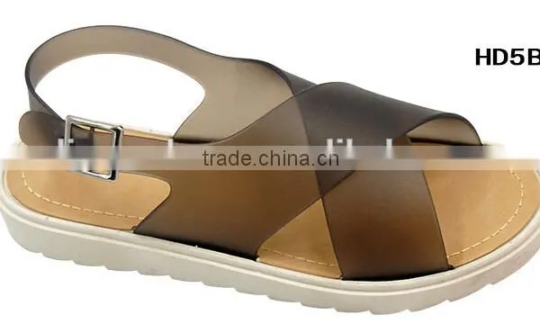 2016 Hottest Sale Jie Yang Summer Lady PVC Slipper Women PCU Sandals Fashion Shoes photo-2