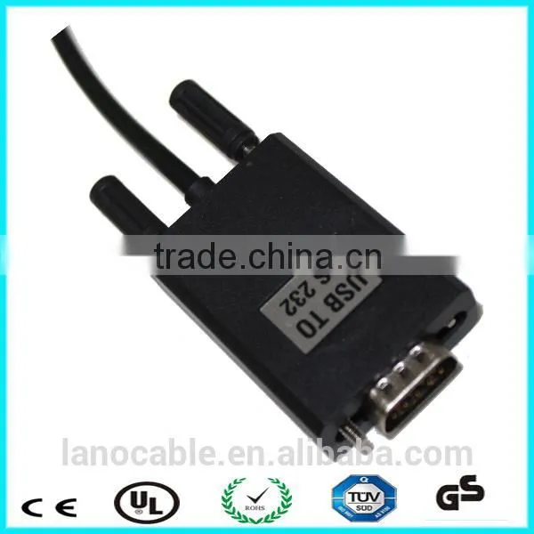 Usb to Serial 9pin Db9 Rs232 Adapter Cable photo-4