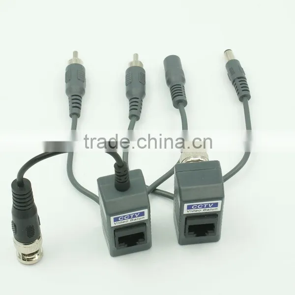 CCTV Camera Accessories Audio Video Balun Transceiver BNC UTP RJ45 Video Balun With Audio photo-3