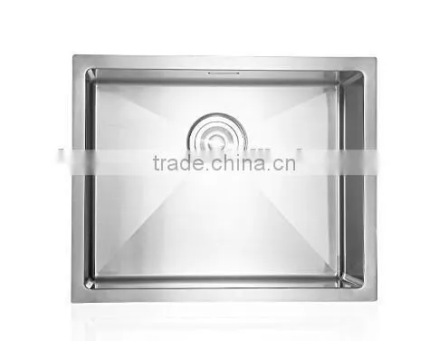 Small Size Kitchen Sink 304 Steel Handmade Sink Single Bowl photo-2