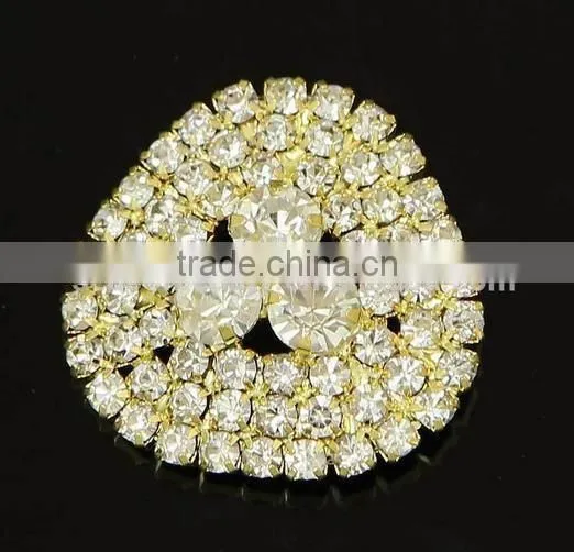 Fashional Golden Shank Rhinestone Button for Apparel RNK197J photo-3