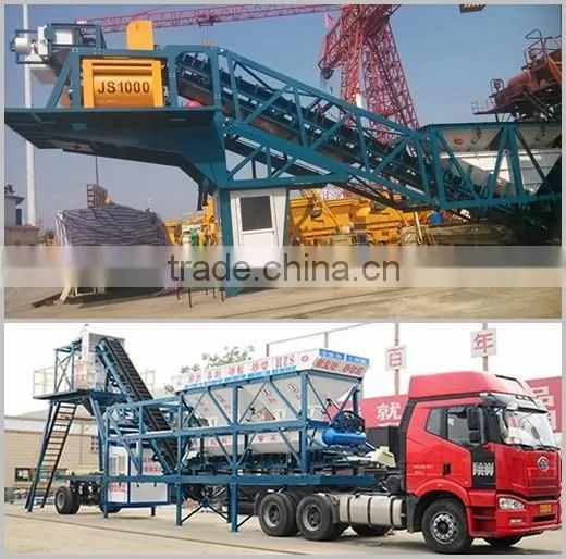 YHZS35 Mini Mobile Concrete Bacthing Plant for Sale photo-3