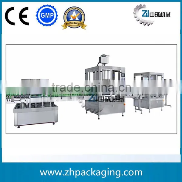 Bottle Rinsing, Filling Cap Pressing Production Line
