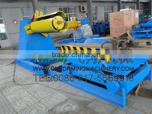 FX 5 Ton Hydraulic Colored Steel Coil Decoiler for Sale photo-2