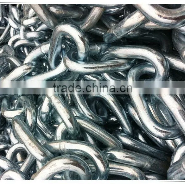 High Quality U1 Hot Dip Galvanized Studless Link Anchor Chain for Marine photo-5
