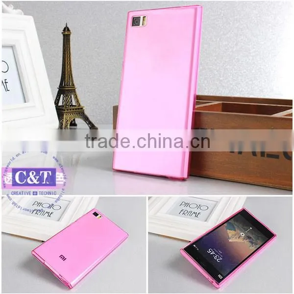C&T Ultrathin 0.3mm Soft TPU Gel Case for Xiaomi Mi3 Back Cover photo-6