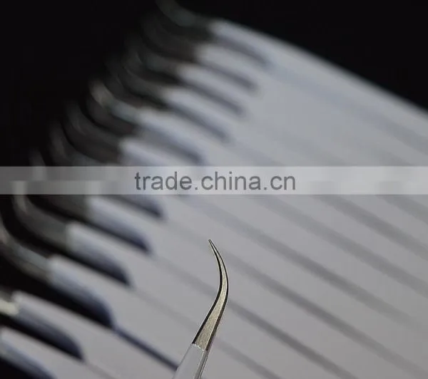 White Volume Lash Tweezers / White Eyelash Extension Tweezers photo-3